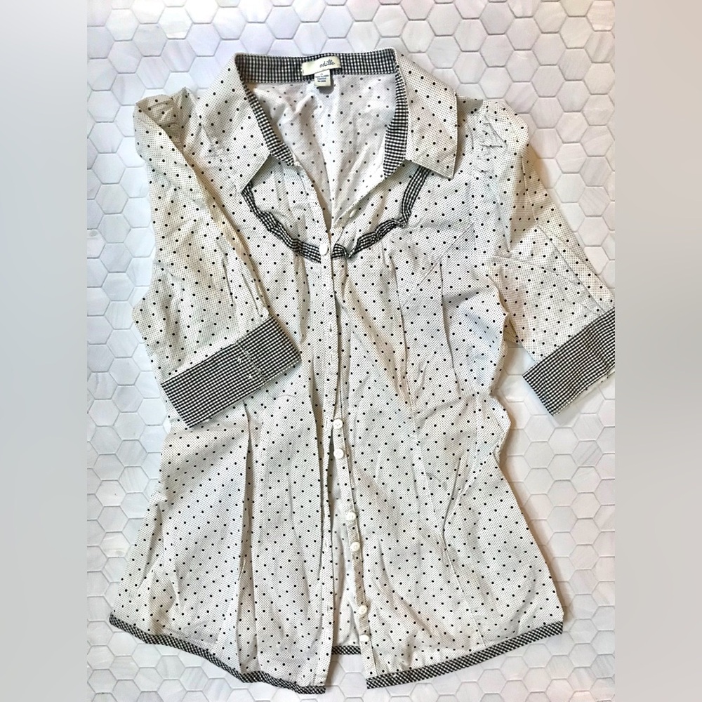 Odille for Anthropologie blouse, size 0.